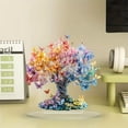 thumbnail image 4 of DefiDgd Valentine's Day Colorful Tree with Butterfly Table 2D Flat Acrylic Ornaments Decorations,for Party Birthday Table Bedroom Home Decoration(B), 4 of 5