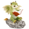 thumbnail image 1 of Figuras en miniatura de dragón de jardín de hadas, libro de lectura, colecciones de decoración de resina para terrario, micropaisaje, 1 of 5