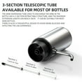 thumbnail image 2 of Distributeur de Carafe à Vin Électrique en Acier Inoxydable 304, Charge Automatique Type-C, Aérateur de Vin Sans Fil avec Base de Rangement, Sortie Inclinée, Tube Rétractable, 2 of 9