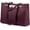 Purple, variant on Laptop Tote Bag for Women 15.6 Inch Waterproof Leather Computer Bags Business Office Work Briefcase Black