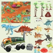 Dinosaur Car Truck Toys for Boys 3-6 Years with Music and Growl Preschool Toys Toddler Gifts for 3-6 Years Kids