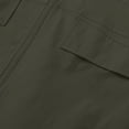 thumbnail image 6 of Full Zip Jackets for Men,Lightweight Windproof Waterproof Outdoor Casual Rain Coat,Packable Design for Hiking,Fishing, 6 of 6