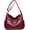 Red, variant on Shoulder Bag for Women Large Capacity Crossbody Bag PU Leather Satchel Retro Handbag Purse
