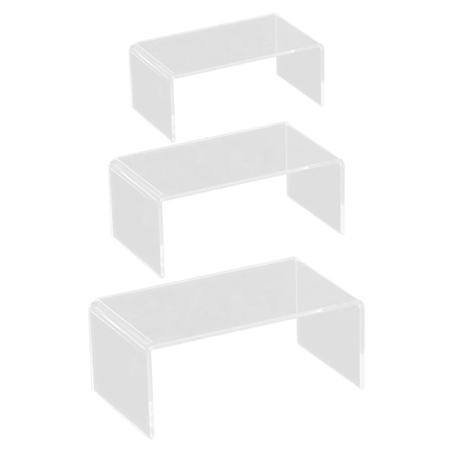 MasteelfCA 3pcs U-shaped Shoe Display Stands Shopping Mall Display Shelf for Makeup