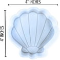 thumbnail image 3 of Seashell Mermaid Summer Beach Silicone Freshie Mold for Scented Aroma Beads Oven Safe Bake Clam Shell Large 4 x 4 x 0.8, 3 of 5