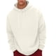 thumbnail image 4 of Sudadera con capucha para hombre, jersey de cuello alto, elástico, de color liso, de poliéster., 4 of 8