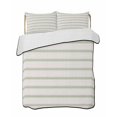 thumbnail image 2 of Quilts Full Size, Sage Green Striped Soft Comforter Bedding Set for Bed, Rustic Green Stripe Modern Art Beige Lightweight Quilted Bedspread with Pillow Cover(2 Pieces) for All Season, 78x90 Inch, 2 of 6