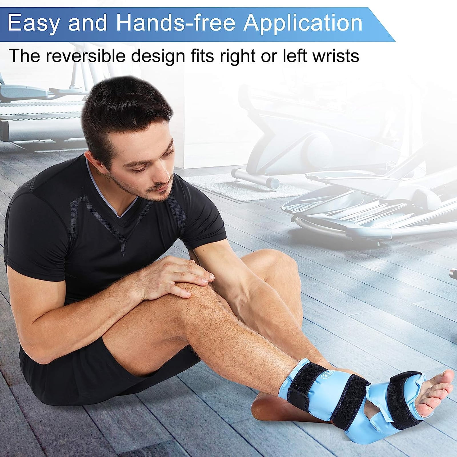 REVIX Ankle Ice Pack for Achilles Tendonitis Plantar Fasciitis & Sprain