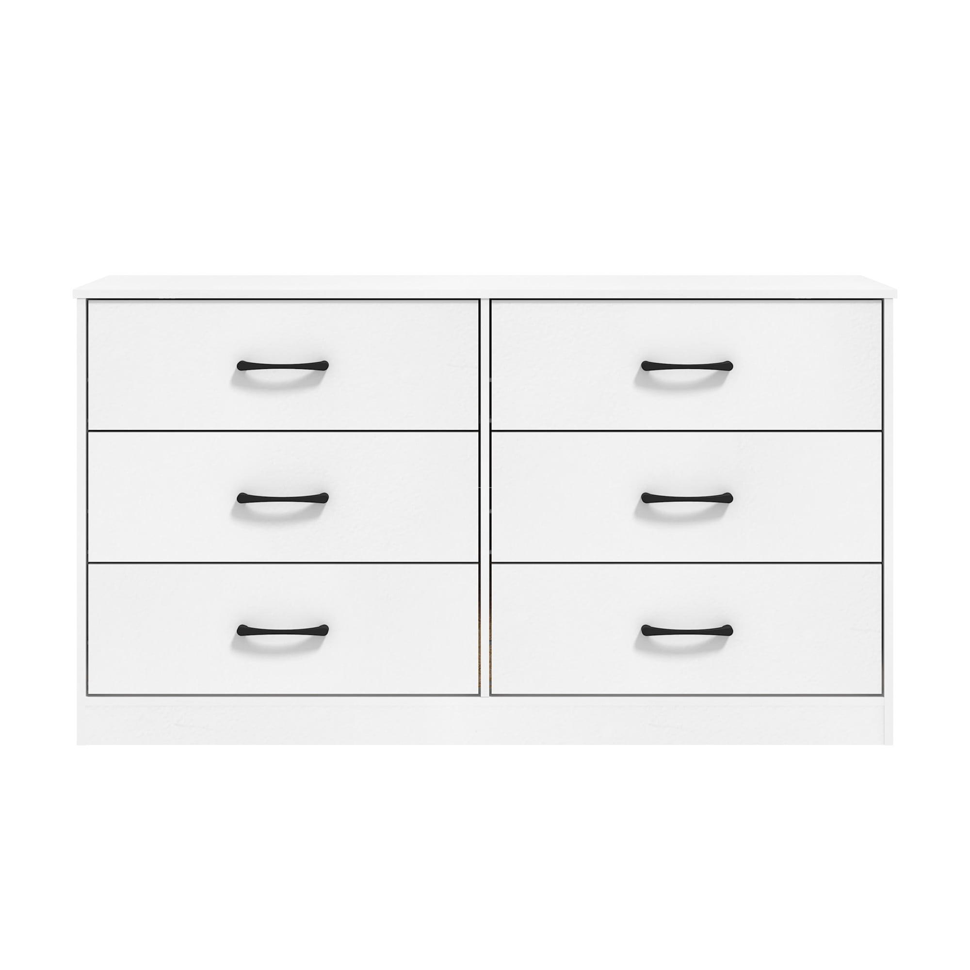 Mainstays Ardent 6 Drawer Dresser, White  (图3)