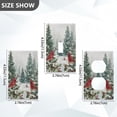 thumbnail image 2 of Light Switch Cover Switch Plate Outlet Cover Plug Cover for Electrical Toggle Switch Beautiful Winter Forest Painting, 2 of 6