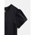 thumbnail image 3 of Wonder Nation Girls Baby Tee with Short Sleeves, Sizes 4-10, 3 of 3
