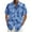 Blue, variant on Uooqdmx Hawaiian Shirt for Men Going Out Tops Summer Beach Shirt Casual Short Sleeved Overcoat Loose Casual Shirts for Men Red M