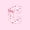 Pink C, variant on Erosebridal Bow Letter D Twin Bedding for Girls, Pink Initial Ribbon Duvet Cover Set, Pink Reversible, 1 Duvet Cover and 1 Pillowcase (No Comforter)