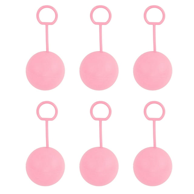 6 globos de agua reutilizables con anillo de transporte de silicona de llenado rápido, autosellantes, juguetes de bola de salpicaduras de agua de verano para piscina al aire libre, playa, juegos