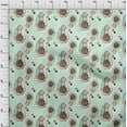 thumbnail image 4 of oneOone Viscose Chiffon Baby Blue Fabric Plants Cactus Quilting Supplies Print Sewing Fabric By The Yard 42 Inch Wide, 4 of 4