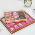 thumbnail image 4 of YongCo Efficient Accessory Storage Board Handcraft Bead Storage With Multiple Sections And Plush Base for Craft, 4 of 20