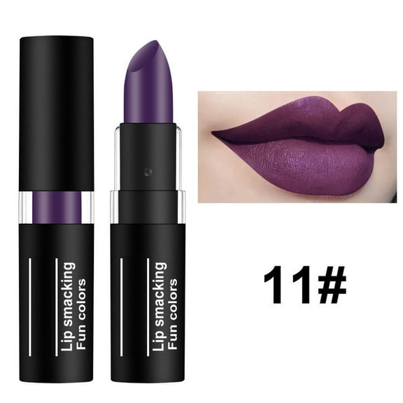 Matte Lipstick, Long-Lasting Lip Liquid, Quick-Drying Non-Transfer Highly Pigmented Retro Halloween Makeup Lipstick, Smooth Application Non-Drying formula