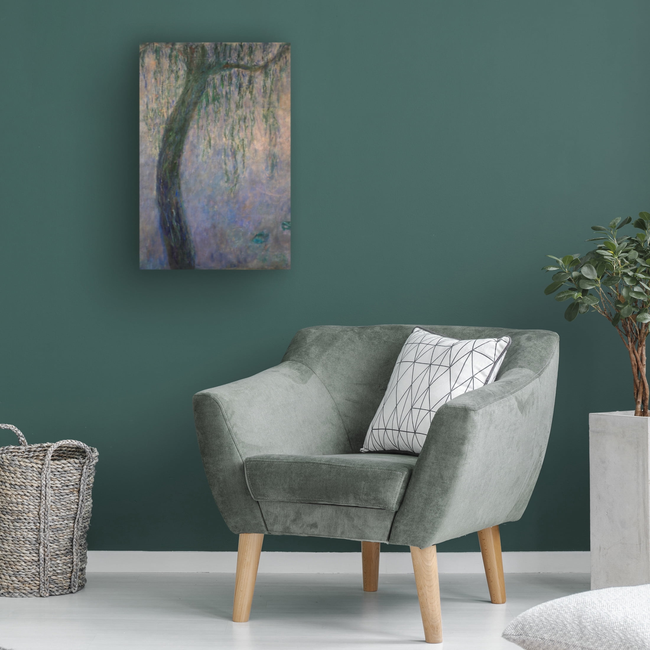 Claude Monet 'Water Lilies II' Canvas Art - 30 x 47 Inches