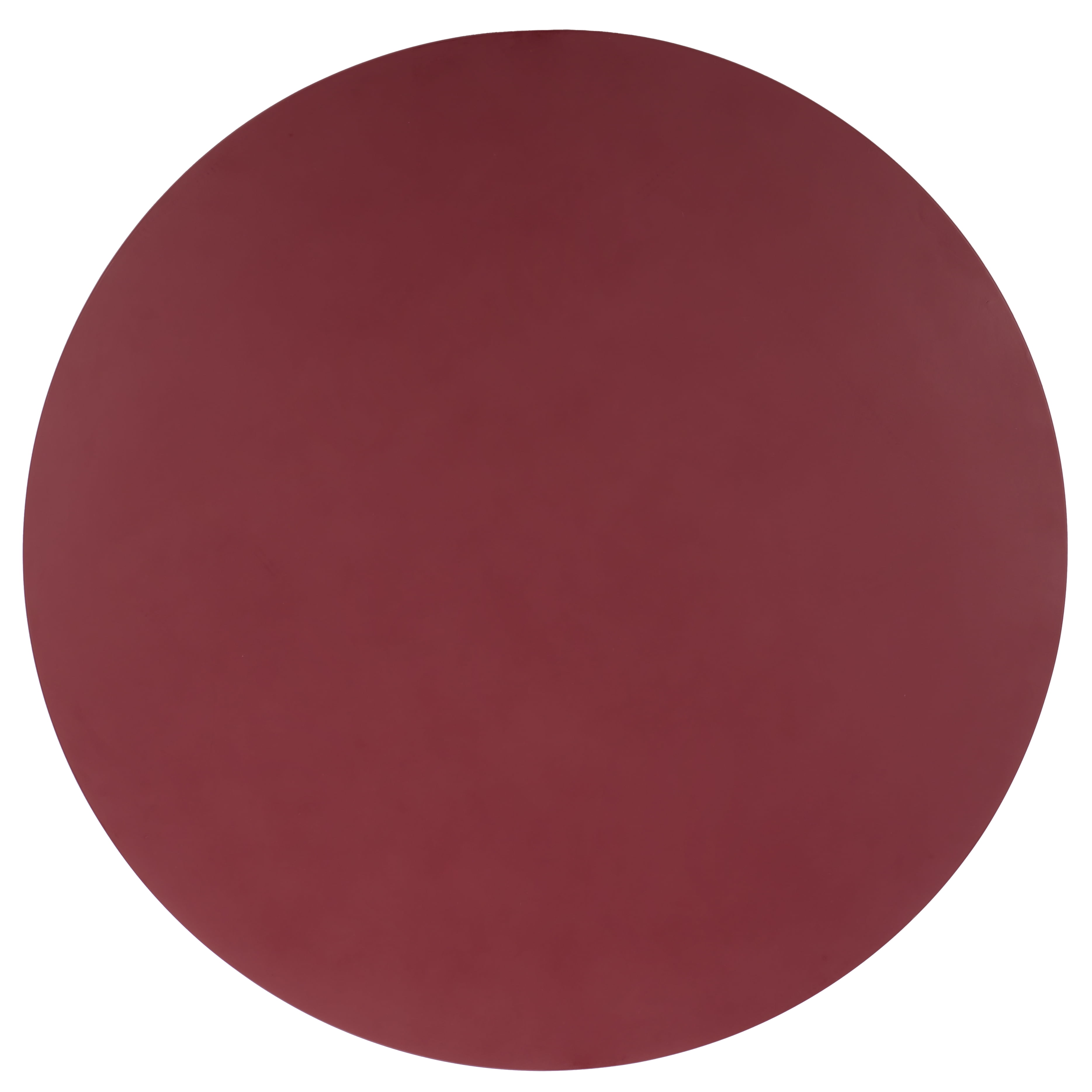 Safavieh Mork Mid-Century Round Wood Coffee Table, Bordeaux