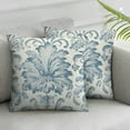 thumbnail image 3 of BANET Decorative Pillow Covers Set of 2, Antique Damask Pattern for Baroque Elegance Cushion Throw Pillow Covers Outdoor Sofa Couch Pillowcase 12x12in, 3 of 7