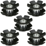 CyclingDeal 5pcs MTB Road Bike Bicycle Headset Star Nut For Fork - Size 1-1/8"