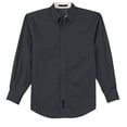 thumbnail image 5 of Port Authority Tall Long Sleeve Easy Care Shirt-XLT (Classic Navy/ Light Stone), 5 of 6
