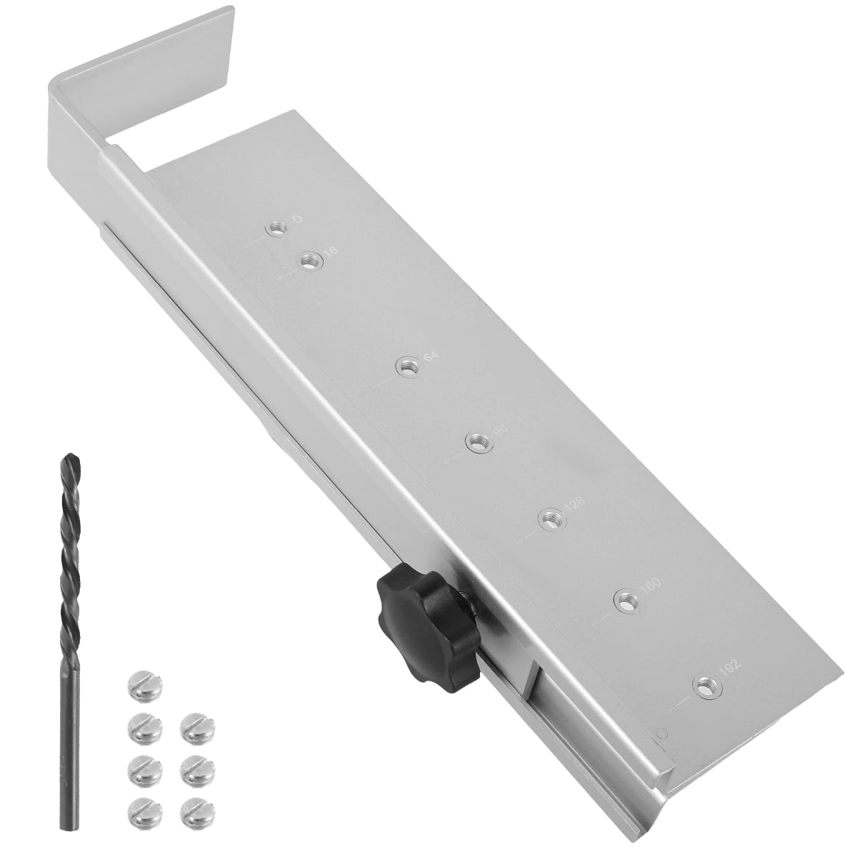 Adifare 2/6 Holes Hardware Jig Drilling Positioner Adjustable