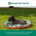 thumbnail image 4 of FurHaven Trail Pup Packable Travel Pet Pillow with Stuff Sack, Orange Camouflage, Small, 1 Count, 4 of 8