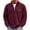 Wine04, variant on Men's Vintage Corduroy Long-Sleeve Top | Zip-Up Stand Collar Stylish Casual Shirt For Daily & Outing Wear, Size: S-5XL