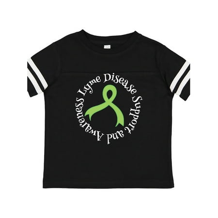 

Inktastic Lyme Disease Ribbon Awareness Walk Gift Toddler Boy or Toddler Girl T-Shirt