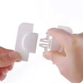 thumbnail image 5 of Latch Catch Cerraduras para refrigerador para niños pequeños Cerradura para niños de seguridad para bebés, adhesivo sin necesidad de herramientas ni taladro (paquete de 2, blanco), 5 of 5