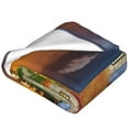 thumbnail image 4 of Bingfone Fall Village Scenery Print Flannel Fleece Blanket Throw Blanket For Bed,Sofa,Couch,Travel,Camping(40"X30"), 4 of 9