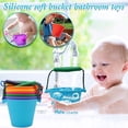 thumbnail image 3 of YiJuHui Foldable Beach Bucket Portable Soft Water Pail - Collapsible Sand Castle Mold, Large Capacity, Durable & Leakproof for Pool, Bath, Camping, Car Wash, 3 of 9
