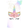thumbnail image 1 of Vestido de niñas Cosplay disfraz de unicornio fiesta de Halloween para niños Vestidos niños la belleza dibujos animados Vestidos casuales ropa 1-10 Year6M Gao Jinjia LED, 1 of 2