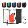 thumbnail image 7 of 60x60 Photo Studio Light Box Photography Studio Shooting Light Tent Box 6 Colors Backgrounds Tabletop LED Light Studio Box ,Long Lasting, 7 of 7