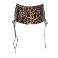 thumbnail image 5 of DHFJKG Womens Casual Club Leopard Shorts Sparkly Sequins Slim Fit Mini Hot Shorts Rave Bottoms Versatile Night Out Wear, 5 of 9
