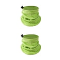 thumbnail image 2 of Yuarrent Calentador de cuello Moda térmica Cuellos Polaina Espesar Gran textura Accesorios de ciclismo Durabilidad Pañuelo Verde Verde 2Conjunto, 2 of 6