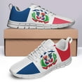 thumbnail image 4 of Dominican Republic Shoes for Men Women Running Sneakers Breathable Casual Sport Tennis Shoes White Size 7.5, 4 of 5