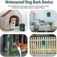 thumbnail image 2 of Anti Barking Device for Dogs, 3 Adjustable Frequency Ultrasonic Anti Barking Devices with Whistle, 33 Feet Rechargeable Anti Barking Device for Small, 2 of 2