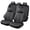 Black-Full Set, variant on Car Seat Covers Full Set Custom Fit for Toyota Camry 2001-2026 - Premium Faux Leather Auto Protectors with Waterproof, Breathable, Anti-Slip Car Seat Protectors (Black,Full Set)