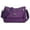 Purple, variant on BadPiggies Women's Waterproof Nylon Crossbody Bag Multi-Pocket Shoulder Bag Travel Purse and Handbag (Black)