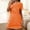 Orange, variant on Sakmal Short Sleeve Moo Moos for Women Nightgowns Love Plus Size Cute Valentines Pajama Sleep Dress Heart Print Short Womens Nightgown L
