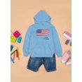 thumbnail image 3 of Independence Day Usa Flag Hoodie Juniors -Image by Shutterstock,  Small, 3 of 4