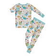 thumbnail image 2 of WIBACKER Bamboo Viscose Toddler Pajamas Boys Girls Baby Dinosaur Pjs Sets 2-6T Kids 2pcs Long-Sleeve Snug fit Sleepwear, 2 of 9