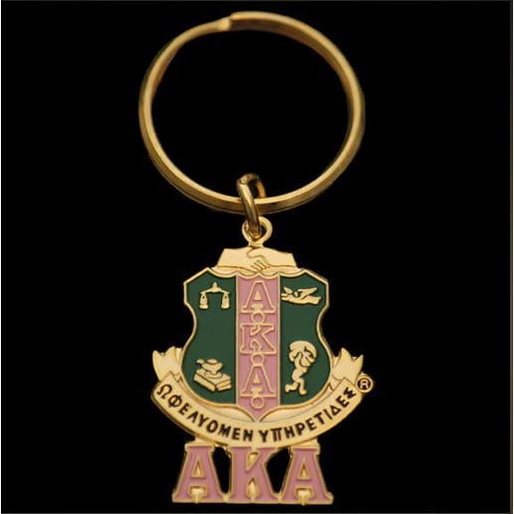 AKA Shield Key Chain 1-1/2 x 1/8" (shield size only)