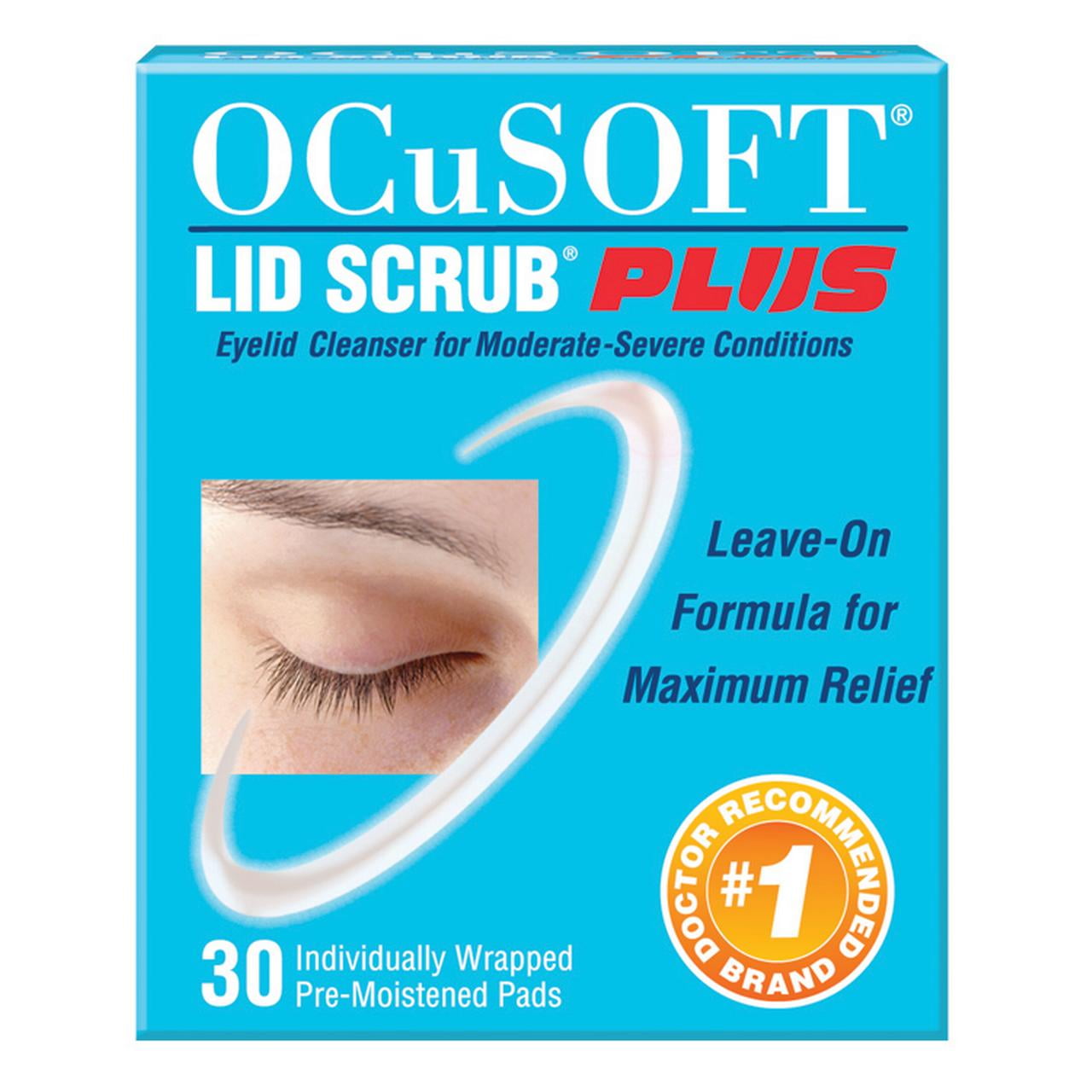 OCuSOFT Lid Scrub Plus Eyelid Cleanser, 30 Count Walmart Inventory