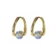 thumbnail image 3 of Pendientes coreanos de circonitas con microincrustaciones, diseño de nicho de lujo ligero de alta gama, pendientes franceses de moda, 3 of 5