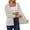 Beige, variant on CAIXIA Post Mastectomy Shirts with Drain Pockets Soft Long Sleeve Zip Up Shirts Clothing