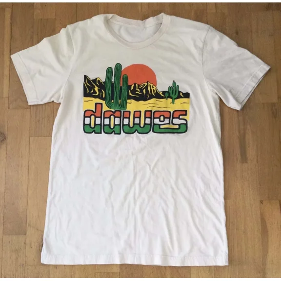 Dawes Band White Full Size Shirt Tour Twoside Unisex