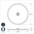 thumbnail image 2 of Nordic Ware 13" Stock Pot Cover For 16-20 Quart Stock Pots, 2 of 2